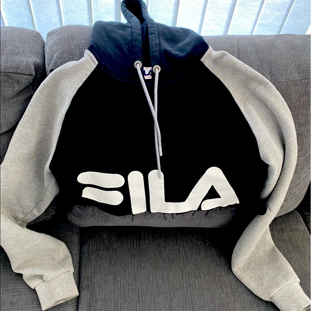 Fila cropped hoodie